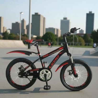 صورة دراجة هوائية رياضية للأطفال مقاس 18 بوصة بفرامل ديسك